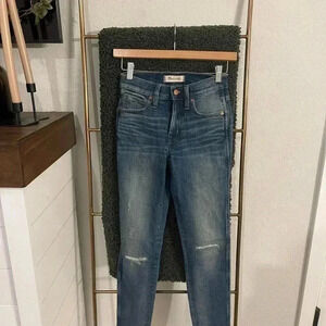 Madewell 9” high rise skinny jeans‎
